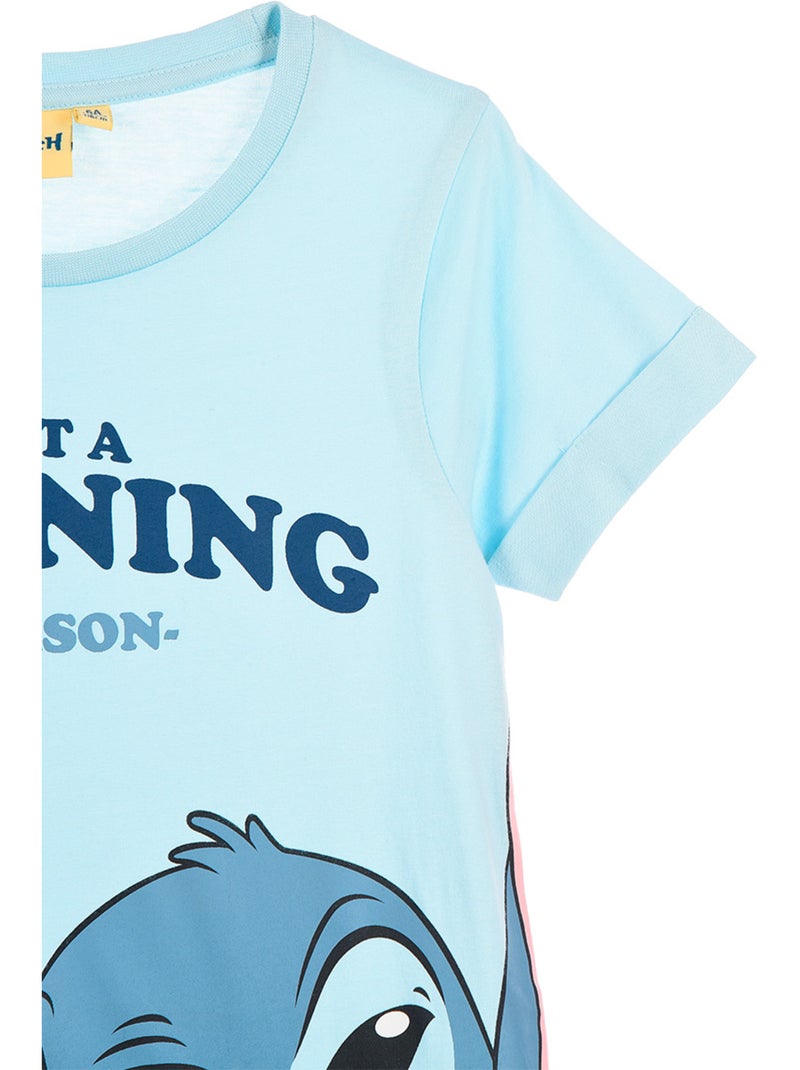 Camisa de dormir lilo & stitch azul menina | licença oficial Azul - Kiabi