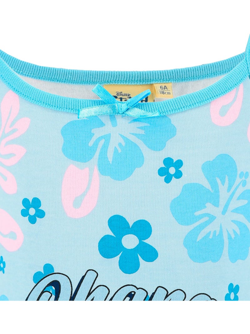 Camisa de dormir lilo & stitch azul menina | licença oficial Azul - Kiabi