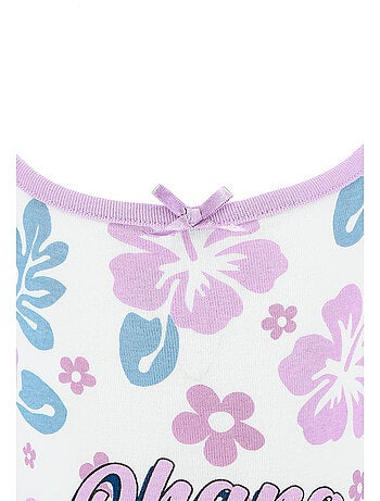 Camisa de dormir lilo & stitch branco menina | licença oficial