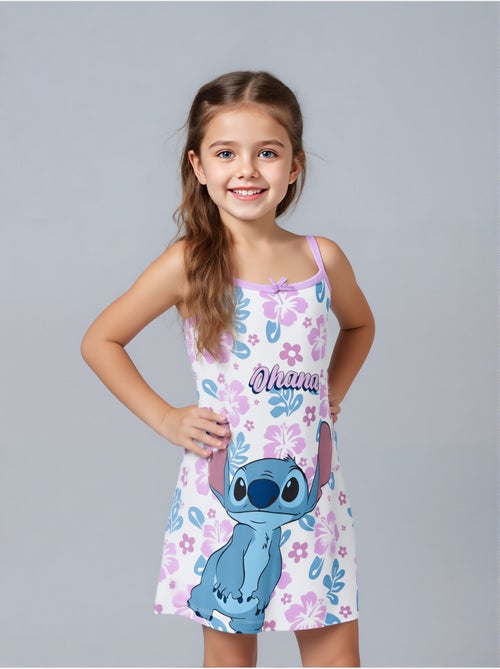 Camisa de dormir lilo & stitch branco menina | licença oficial - Kiabi Camisa de dormir lilo & stitch branco menina | licença oficial - Kiabi