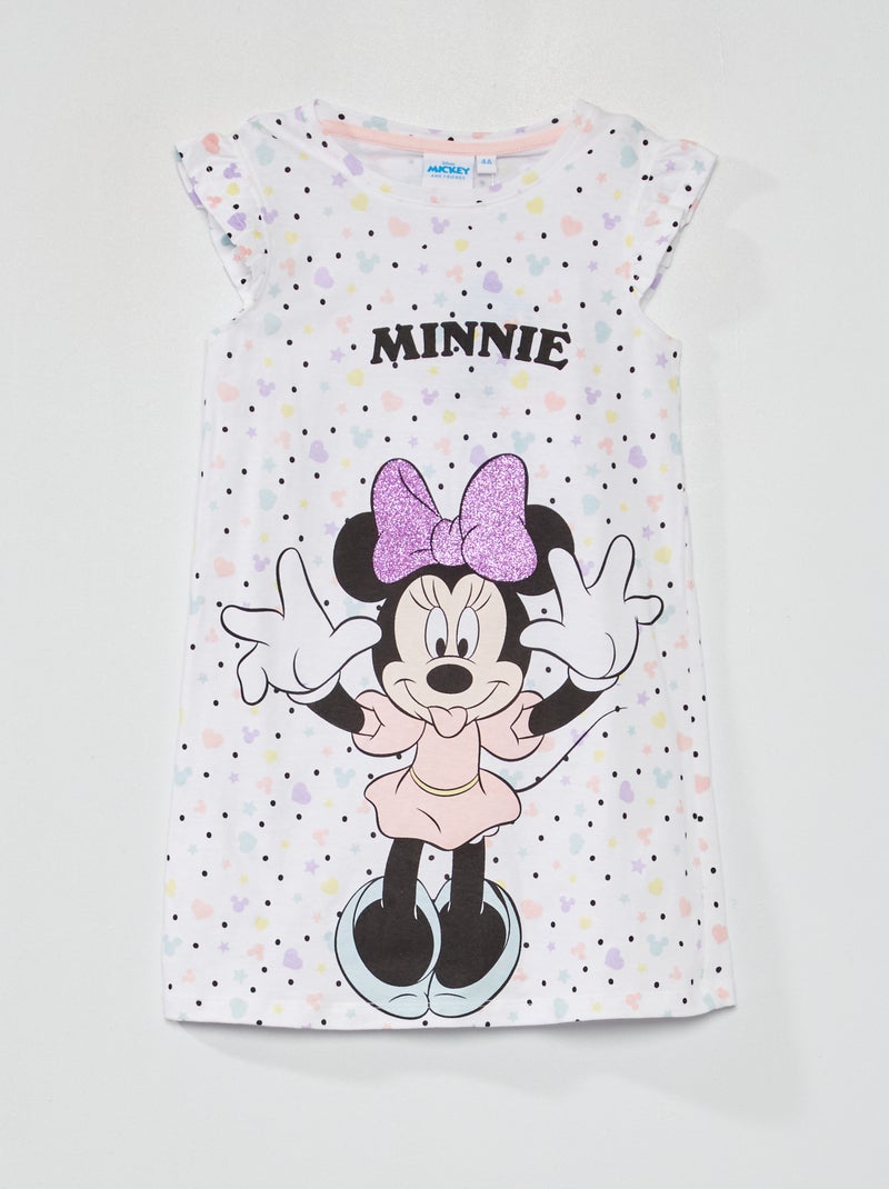 Camisa de dormir 'Minnie' 'Disney' Branco - Kiabi