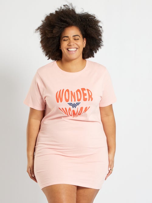 Camisa de dormir 'Mulher Maravilha' - Kiabi