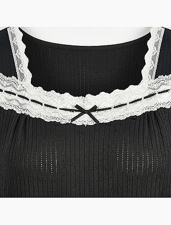 Camisa de Dormir Mulher Renda Ultra Leve OZABI