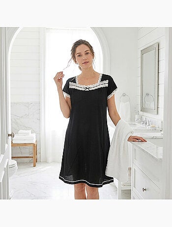 Camisa de Dormir Mulher Renda Ultra Leve OZABI