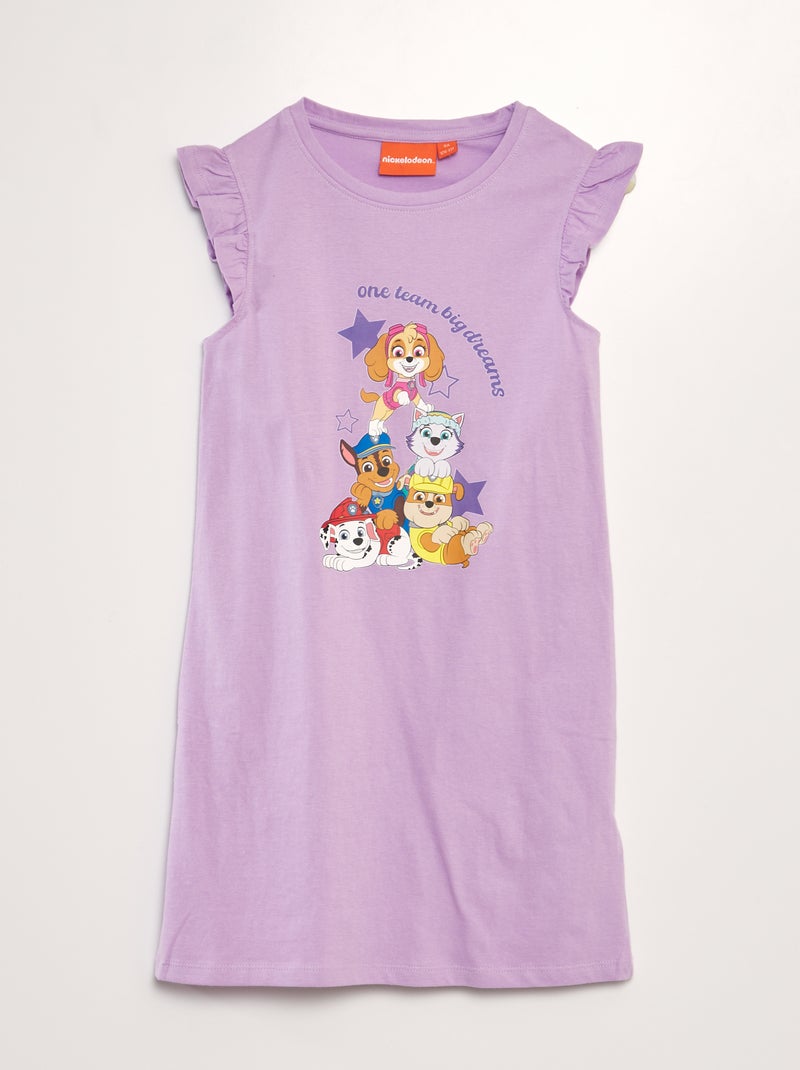 Camisa de dormir 'Patrulha Pata' VIOLETA - Kiabi