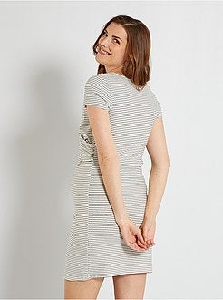 Camisa de dormir pré-mamã de conceção ecológica - Kiabi