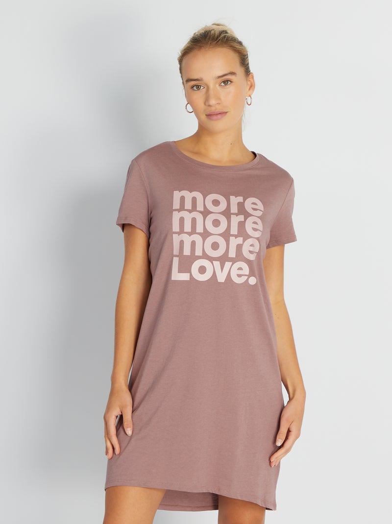 Camisa de dormir ROSA - Kiabi