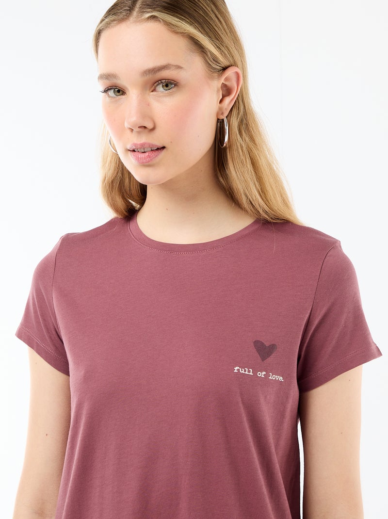 Camisa de dormir Rosa - Kiabi