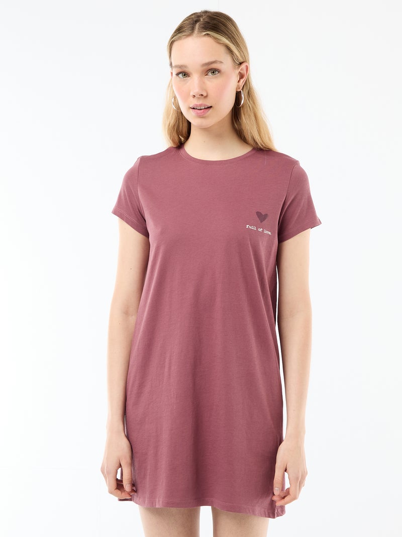 Camisa de dormir Rosa - Kiabi