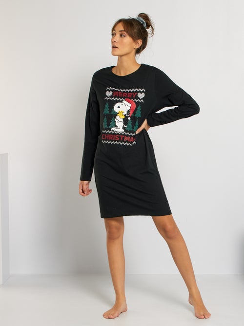 Camisa de dormir 'Snoopy' - Kiabi