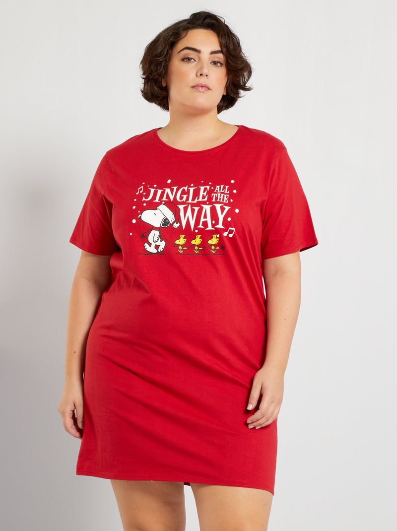 Camisa de dormir 'Snoopy' Branco - Kiabi