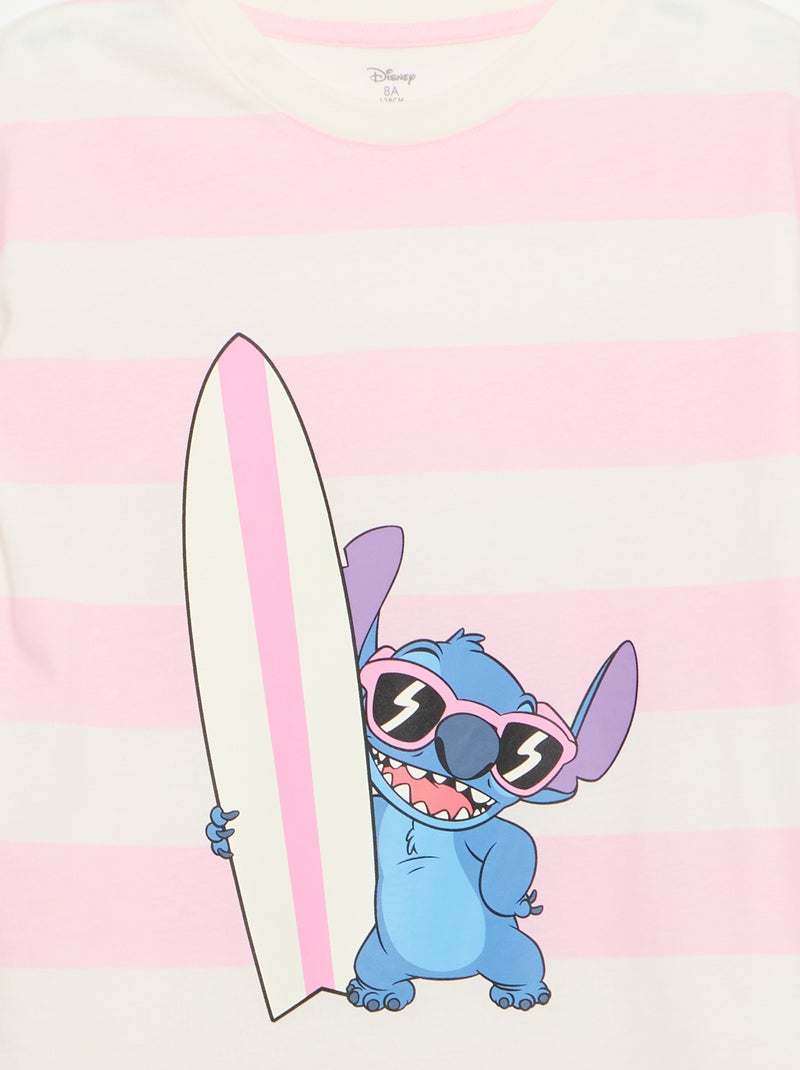 Camisa de dormir 'Stitch' 'Disney' Rosa - Kiabi