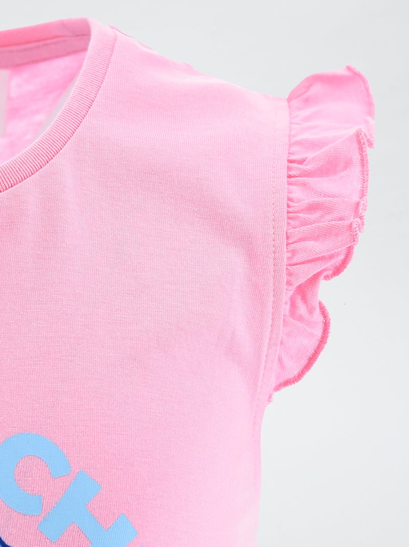 Camisa de dormir 'Stitch' ROSA - Kiabi