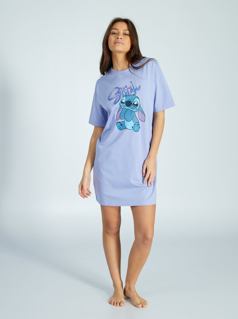 Camisa de dormir 'Stitch' VIOLETA - Kiabi
