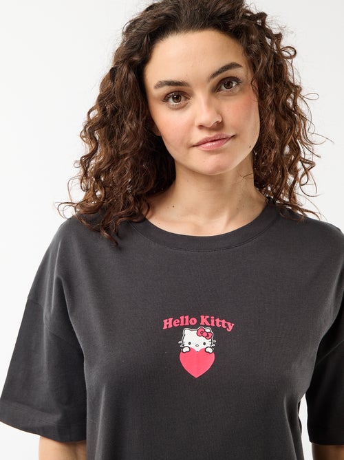 Camisa de dormir tipo t-shirt 'Hello Kitty' - Kiabi