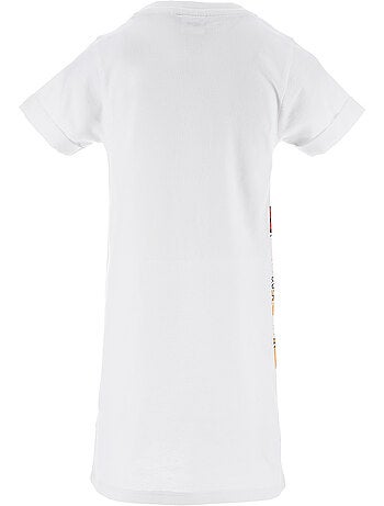 Camisa de dormir vaiana branco menina | licença oficial