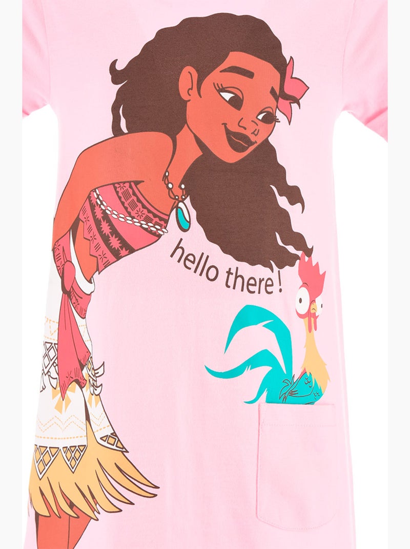 Camisa de dormir vaiana rosa menina | licença oficial Rosa - Kiabi
