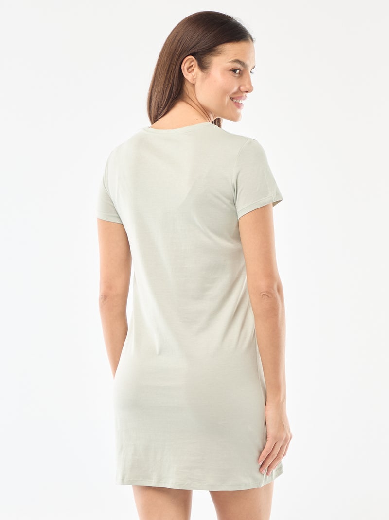 Camisa de dormir Verde - Kiabi