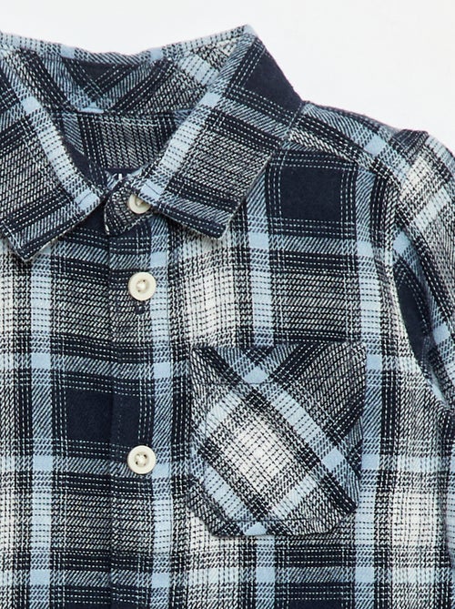 Camisa de flanela aos quadrados - Kiabi