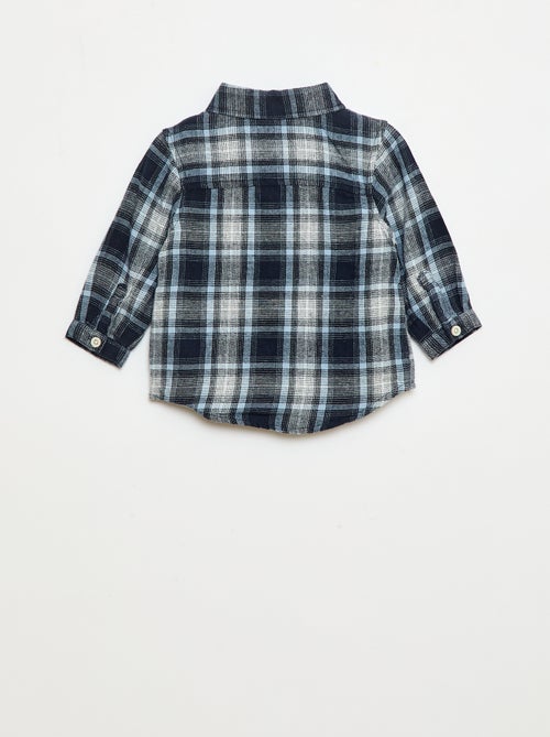 Camisa de flanela aos quadrados - Kiabi