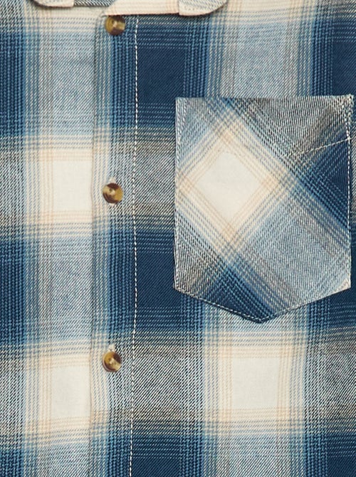 Camisa de flanela aos quadrados - Kiabi