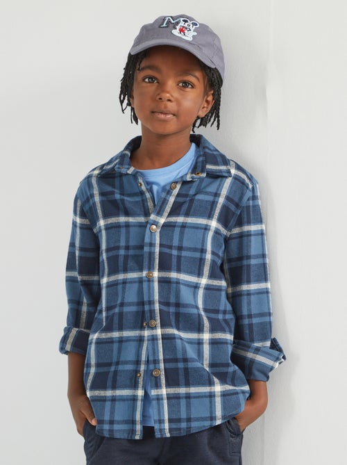 Camisa de flanela aos quadrados - Kiabi