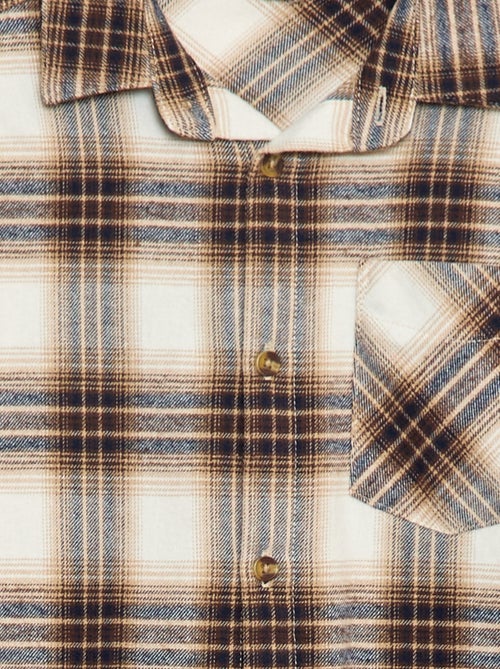Camisa de flanela aos quadrados - Kiabi