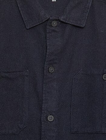 Camisa de flanela com botões