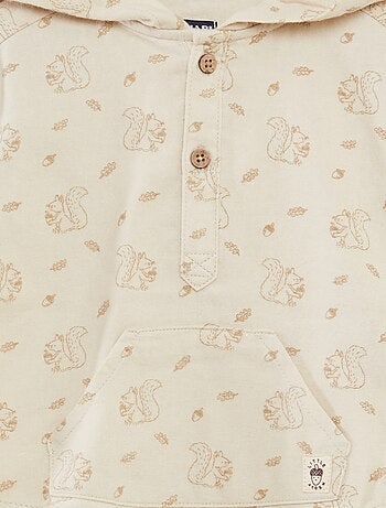 Camisa de flanela com capuz