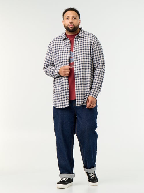 Camisa de flanela estampada - Kiabi Camisa de flanela estampada - Kiabi