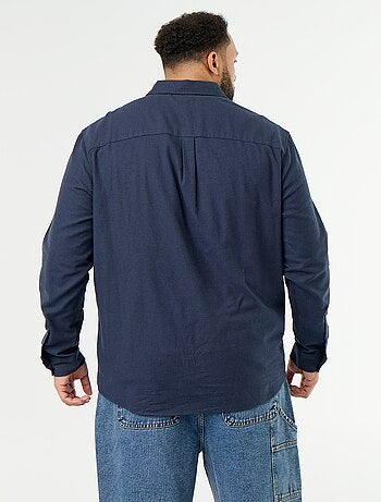 Camisa de flanela estampada
