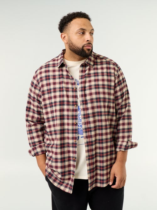 Camisa de flanela estampada - Kiabi Camisa de flanela estampada - Kiabi