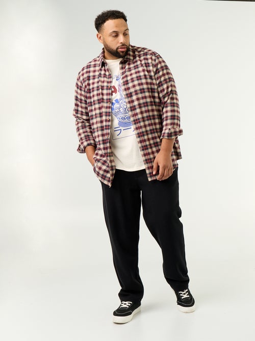 Camisa de flanela estampada - Kiabi Camisa de flanela estampada - Kiabi