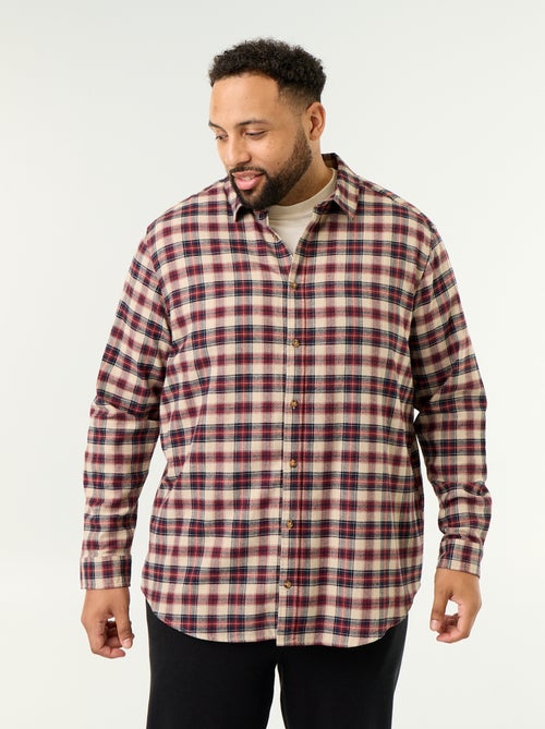 Camisa de flanela estampada - Kiabi Camisa de flanela estampada - Kiabi