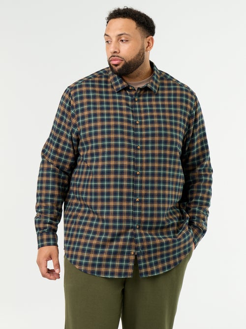 Camisa de flanela estampada - Kiabi Camisa de flanela estampada - Kiabi