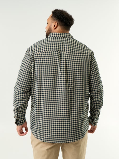Camisa de flanela estampada - Kiabi Camisa de flanela estampada - Kiabi
