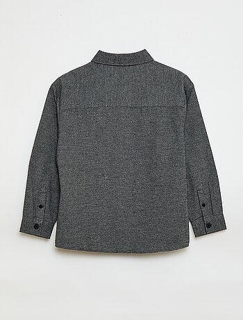 Camisa de flanela lisa