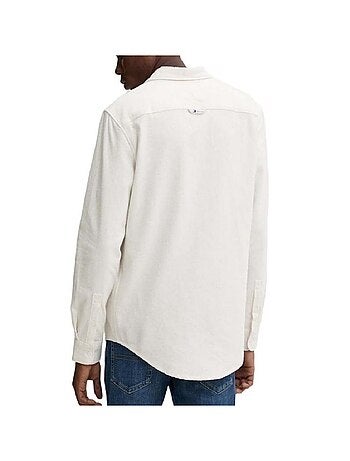 Camisa de Flanela Regular Ecru para Homem Tommy Hilfiger