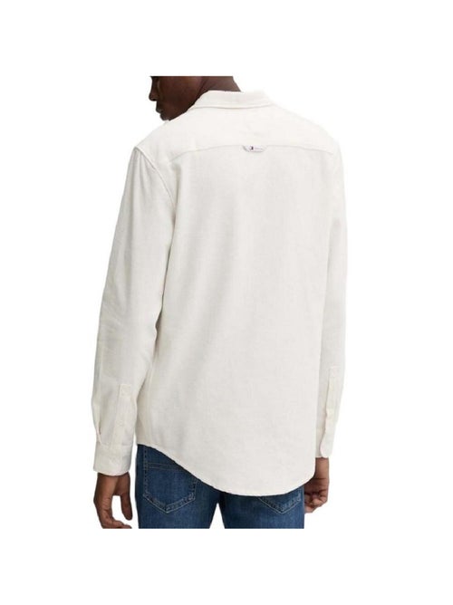 Camisa de Flanela Regular Ecru para Homem Tommy Hilfiger - Kiabi Camisa de Flanela Regular Ecru para Homem Tommy Hilfiger - Kiabi