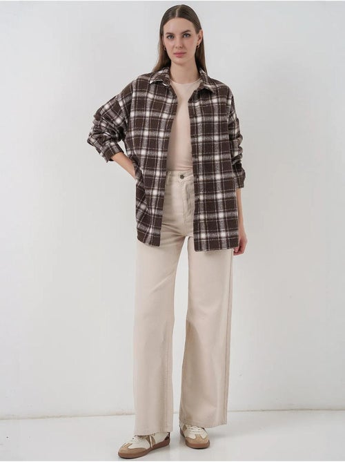 Camisa de flanela regular fit bdart - Kiabi Camisa de flanela regular fit bdart - Kiabi
