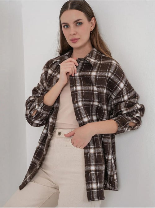 Camisa de flanela regular fit bdart - Kiabi Camisa de flanela regular fit bdart - Kiabi