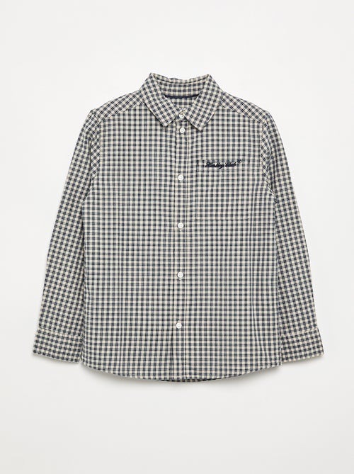 Camisa de flanela xadrez - Kiabi Camisa de flanela xadrez - Kiabi
