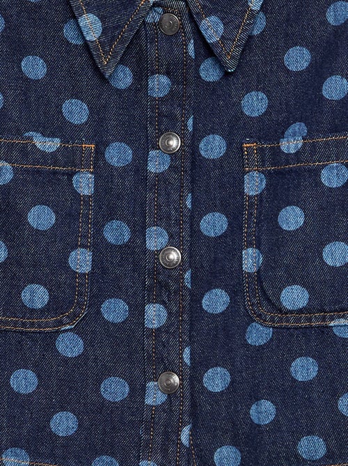Camisa de ganga às bolinhas - Kiabi Camisa de ganga às bolinhas - Kiabi