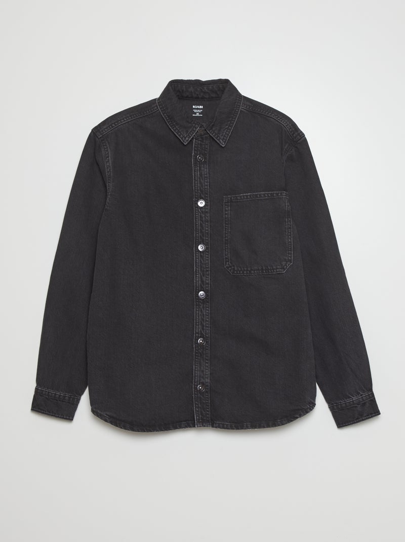 Camisa de ganga CINZA - Kiabi