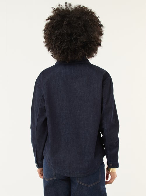 Camisa de ganga de manga comprida - Kiabi