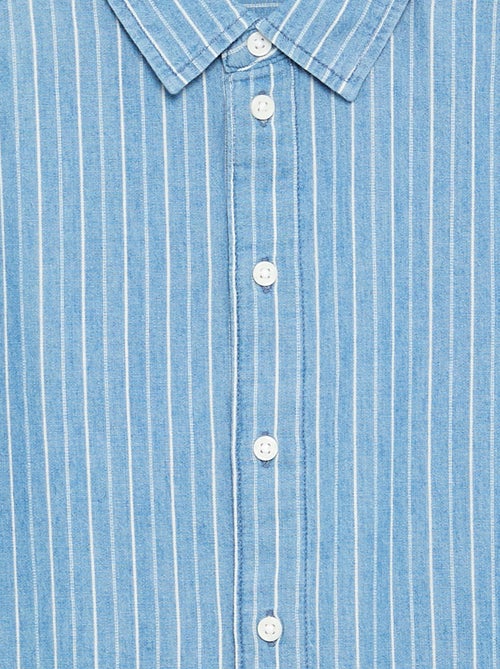 Camisa de ganga de manga curta - Kiabi