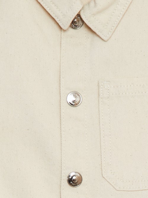 Camisa de ganga de manga curta - Kiabi