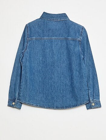Camisa de ganga em jeans