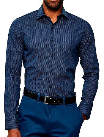 Camisa de Ganga Masculina Calvin Klein Jeans LV019EU041