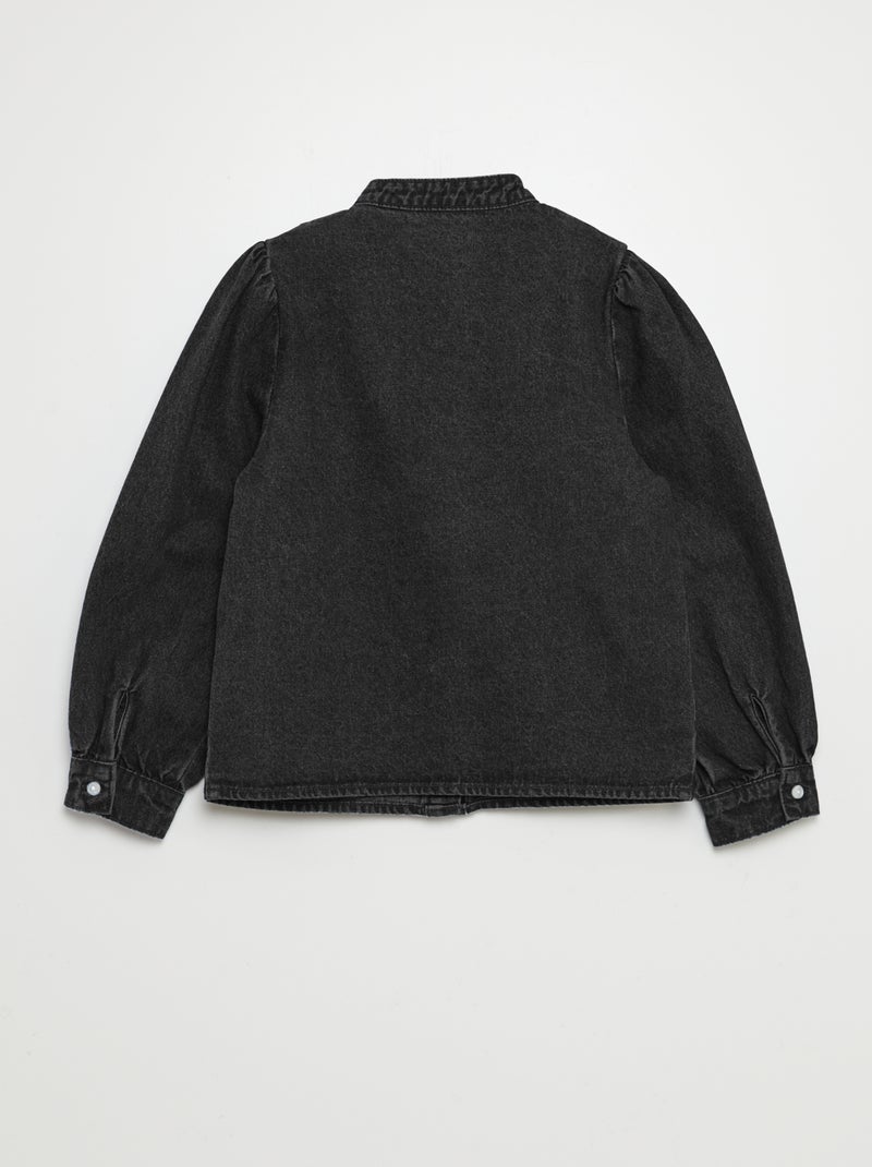 Camisa de ganga PRETO - Kiabi